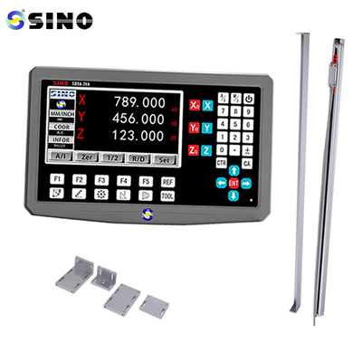 SINO 3 Eksenli Dro Dijital Okuyucu Metal Kutusu Tam Dönerli freze makinesi için KA-300 doğrusal cam ölçeği