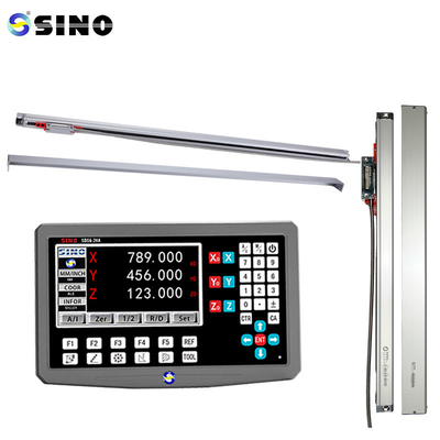 Dijital Okuyucu Ekranı 5um Optik Yöneticisi Doğrusal Ölçek Kodlayıcısı RoHS 3 Eksenli DRO Kit freze makine