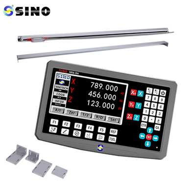 SINO 3 Eksenli Dro Dijital Okuyucu Metal Kutusu Tam Dönerli freze makinesi için KA-300 doğrusal cam ölçeği