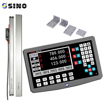 Döner 3 Eksenli Dro Ekranı TTL frezeleme CNC Boring Makinesi 5um SINO Dijital okuma