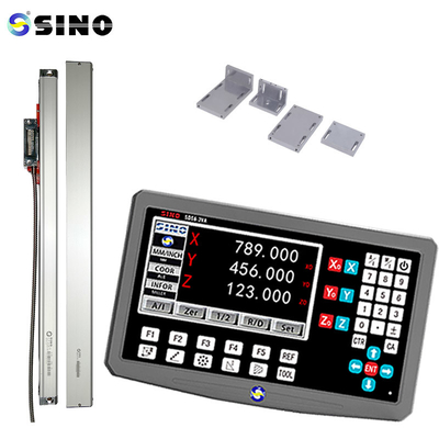 Döner 3 Eksenli Dro Ekranı TTL frezeleme CNC Boring Makinesi 5um SINO Dijital okuma