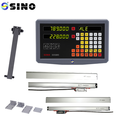 SINO 2 Eksenli Dijital Ekran Okuyucu Makinesi SDS2MS Doğrusal Kodlayıcı AC 100-240V ile SINO Dijital Okuyucu Sistemi SDS2MS Çok fonksiyonel