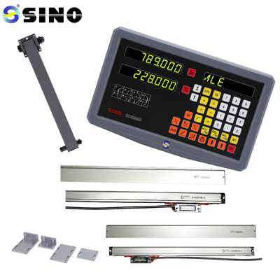 DRO Mini Boyut 100V-240V Çok fonksiyonlu SINO İki Eksenli Döner Makinesi