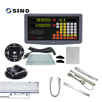 SINO 2 Eksenli Döner Dijital Okuyucu Sistemi SDS2MS AC 100-240V Döner ve freze makineleri için doğrusal ölçekli çok fonksiyonel