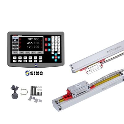 SINO SDS6-3VA Dijital Ekran Meter Set Grating Ruler OEM Kullanılabilir IP64 Freling / Lathe Makineleri için Koruma RS-232 Seri