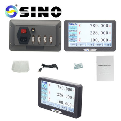 İyi fiyat LCD Tam Dokunmatik Ekran Freze Makinesi DRO 0.005mm Çözünürlük Pratik İki Eksenli Metal çevrimiçi