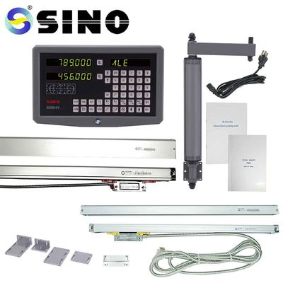 İyi fiyat 100V-240V Metal LED Torna Makinesi DRO 2 Eksen Çözünürlüğü 0.005mm çevrimiçi