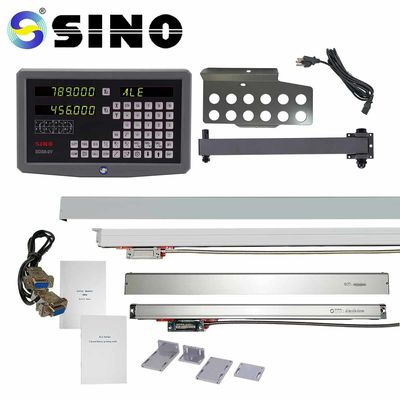 İyi fiyat Büyük Boy Metal Freze Tezgahı DRO Manuel 2 Eksen RS232-C Çıkışı çevrimiçi