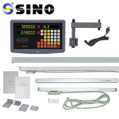 İyi fiyat LED Ekranlı Büyük Boy Torna Makinesi DRO Ölçüm Sistemleri İki Eksenli çevrimiçi